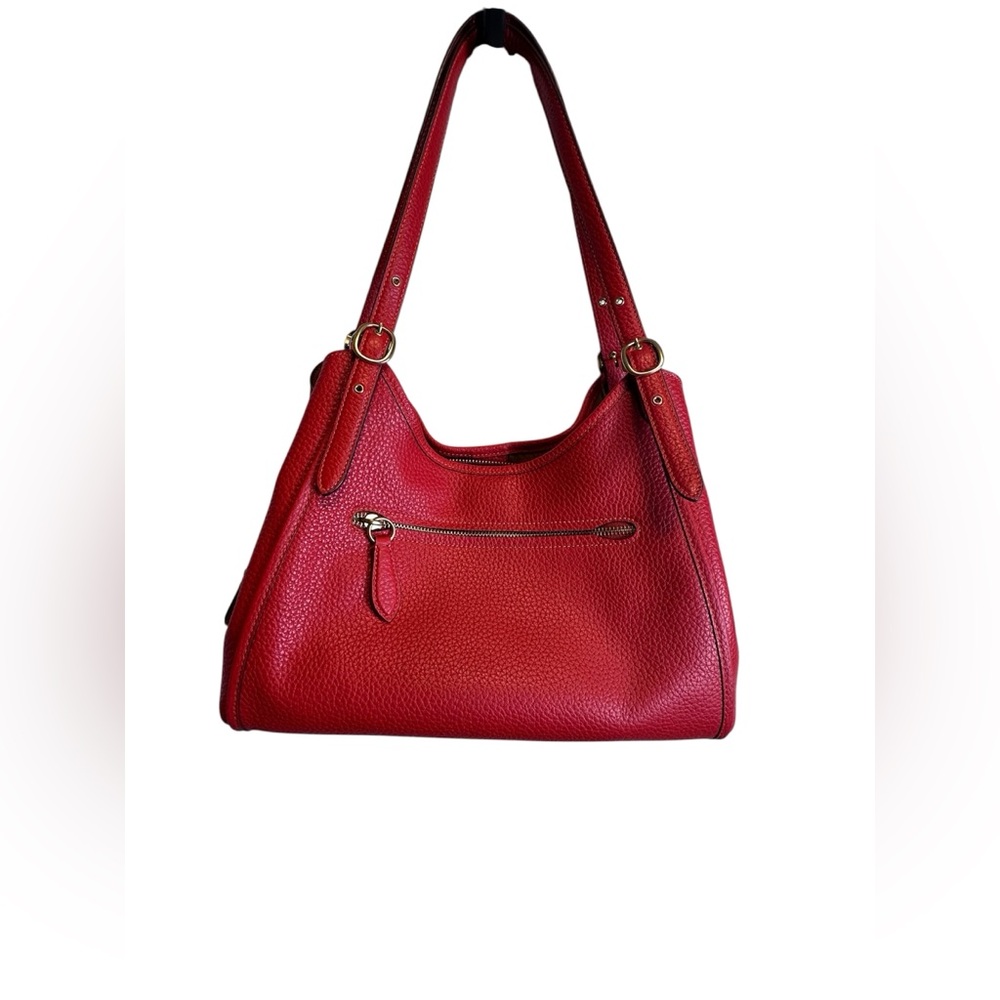 NWT Coach Vibrant Red Shoulder Bag - Picture 3 of 13